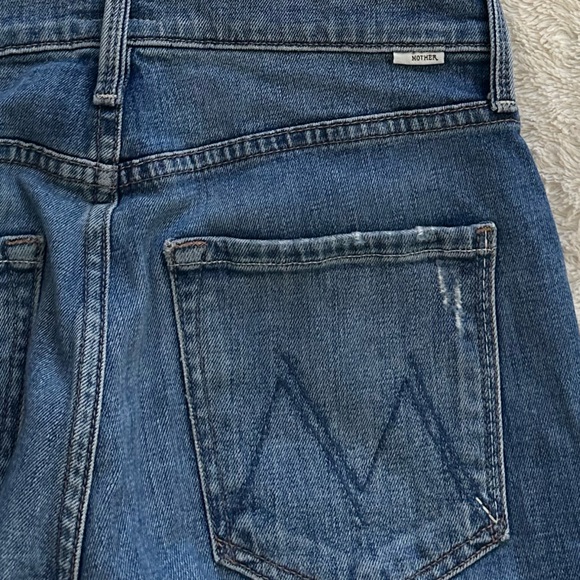 Mother The Pixie Tomcat Crop Jean in Not Cut & Pasted - Picture 7 of 13